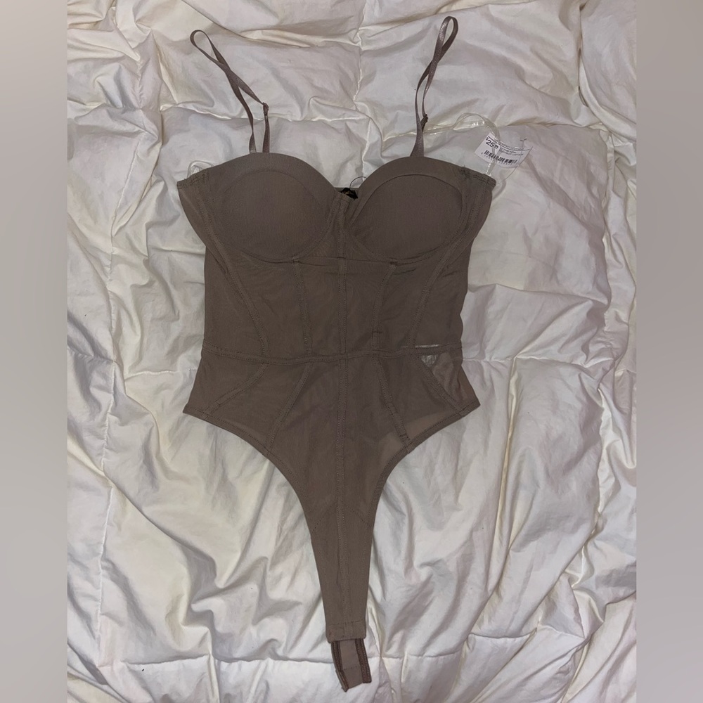 Kaylee Kollection / Necessary Clothing Latte Body Suit